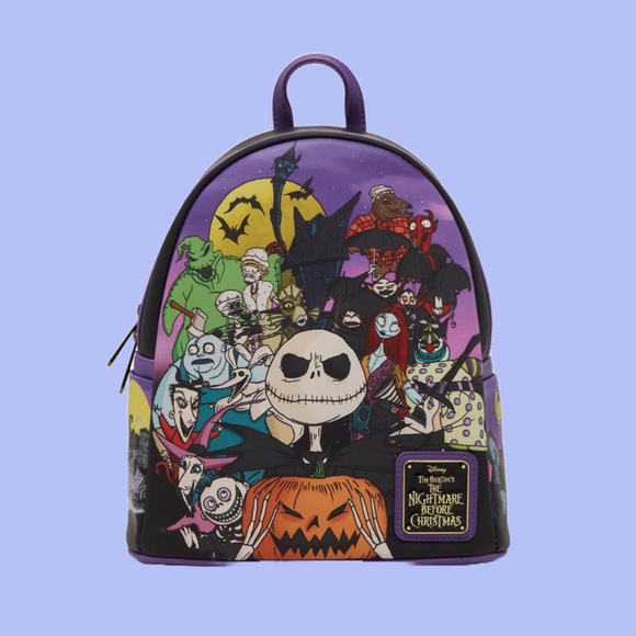 Loungefly Nightmare Before Christmas Characters Group Portrait Mini Bag & Wallet main image 5